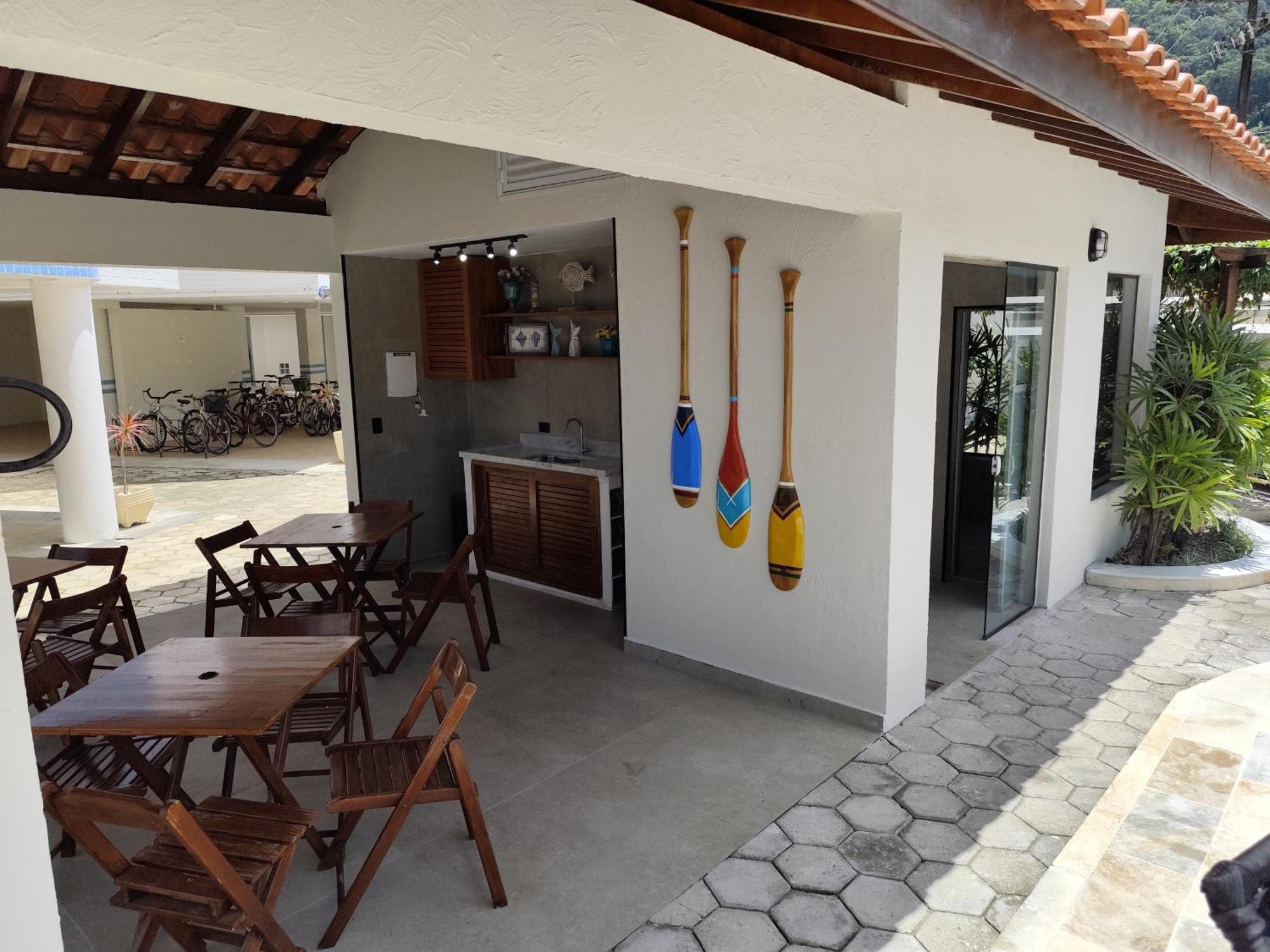 Apto Com Ar-Cond E Piscina A 100 M Praia Da Enseada Ubatuba Bagian luar foto